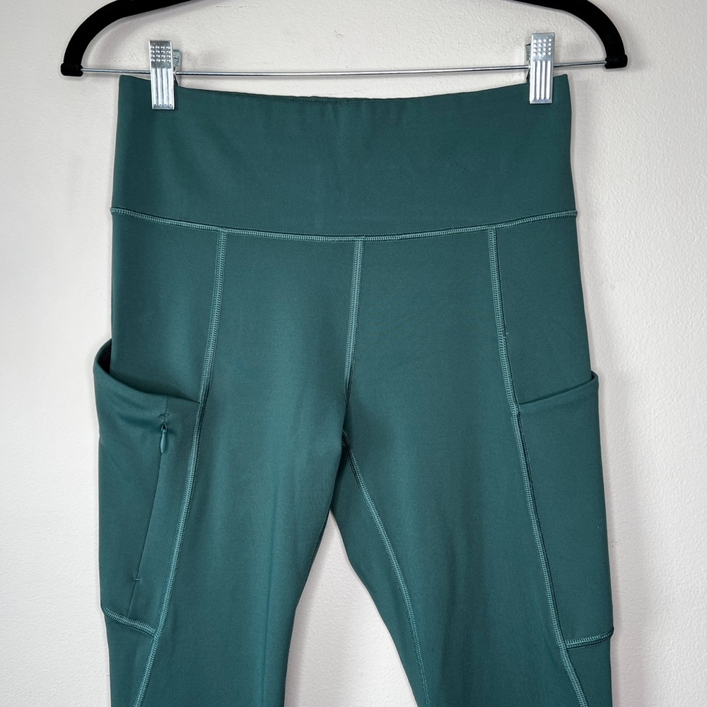 Athleta Up For Anything All In 7/8 Tight with pockets Green S - Picture 5 of 12